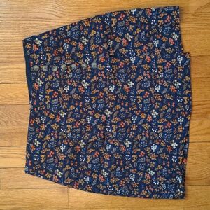 Madewell Floral Mini Skirt